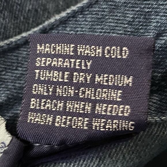 Vintage LA BLUES Jeans Size 12 Women Blue High Rise Mom Straight Taper Leg Gr… - Picture 7 of 7